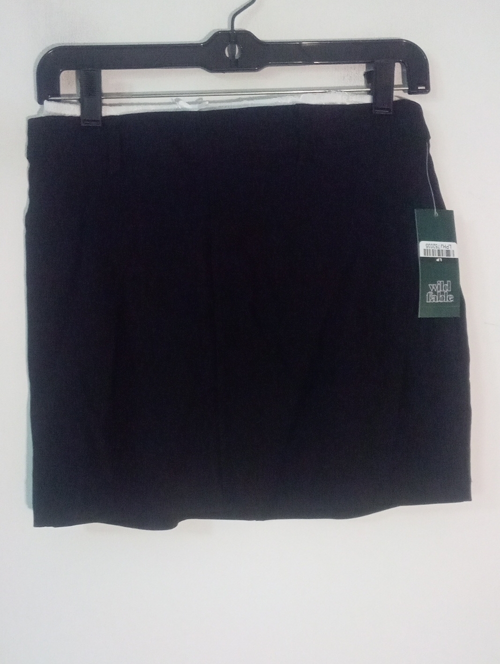 * Wild Fable Black Mini Skirt XS Lace Trim NWT